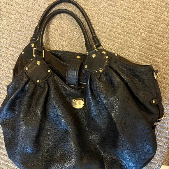 Louis Vuitton Black Leather Tote - Make Me An Offer! - Picture 2 of 16